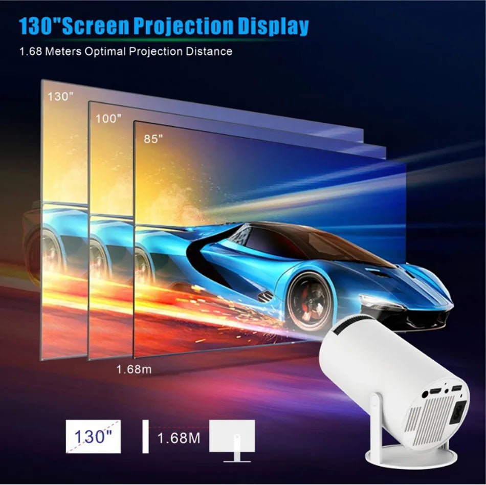 Mini Projecteur 4K – L'Expérience Cinéma à Portée de Main ! 🎬✨
