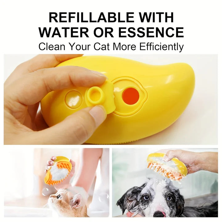 MANGO - Brosse de Toilettage avec Spray Vapeur d'Eau