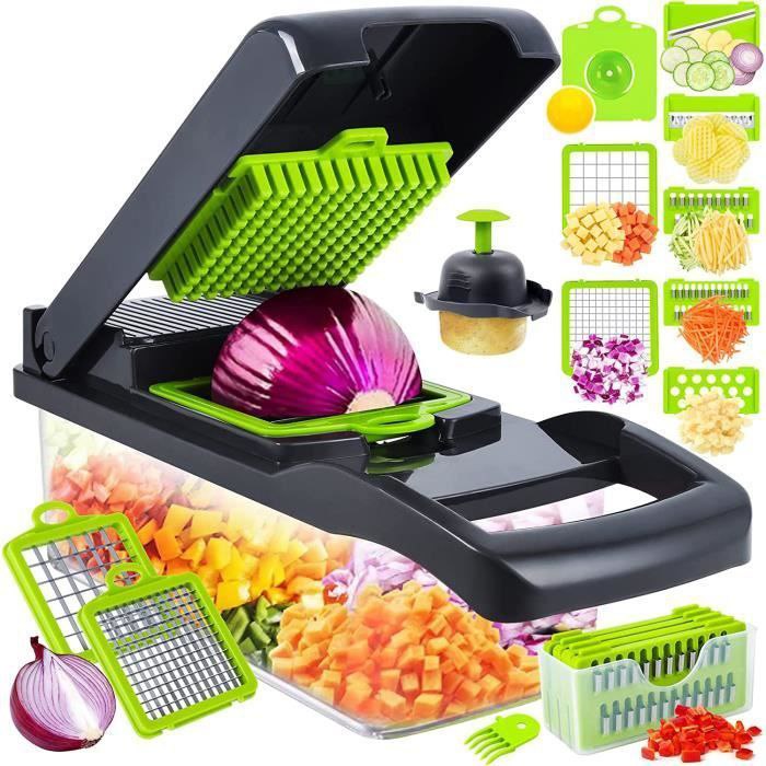 Hachoir à légumes multifonctionnel 14 en 1