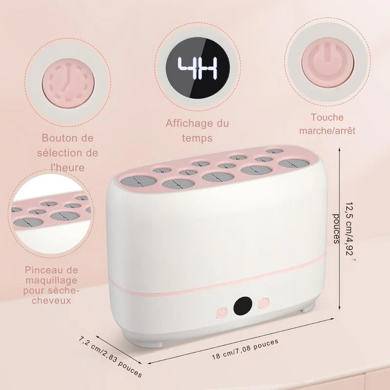 PrestiSèche pinceaux de Maquillage Multifonctionnel