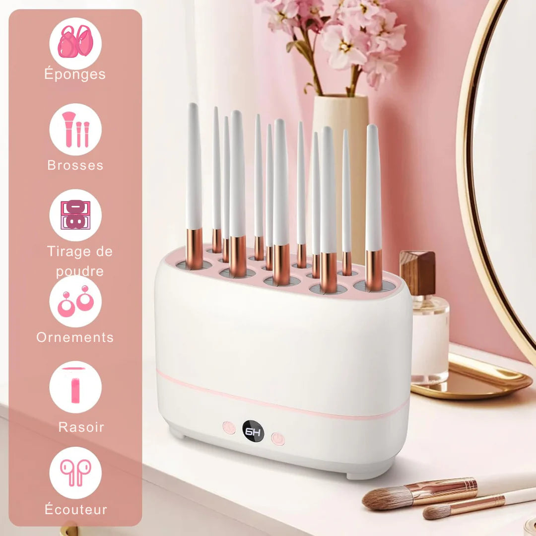 PrestiSèche pinceaux de Maquillage Multifonctionnel