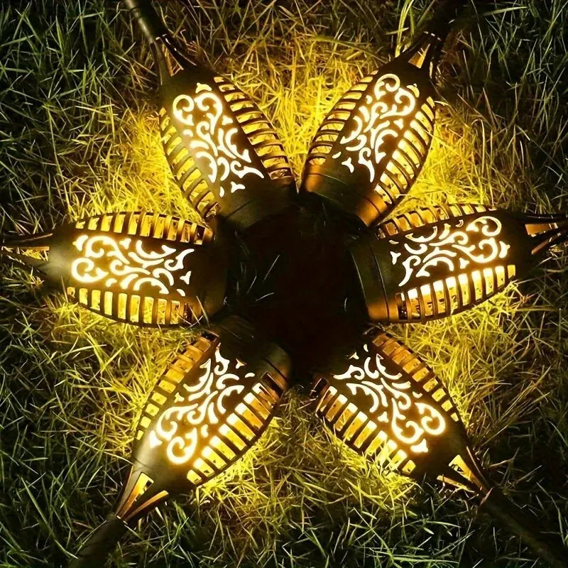 Lampe Solaire Effet Flamme