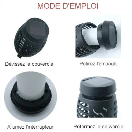 Lampe Solaire Effet Flamme