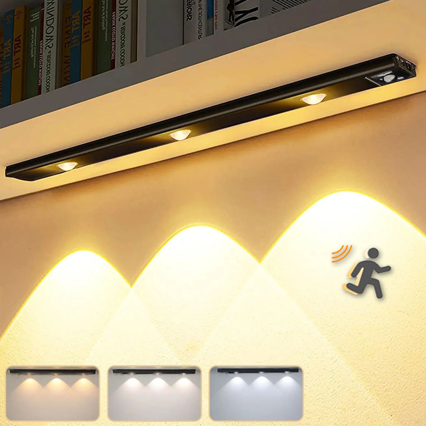 Lampe LED sans fil avec détecteur de mouvement