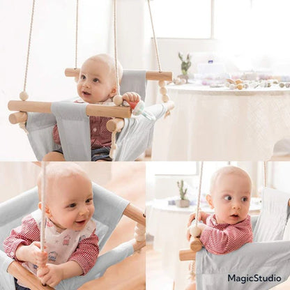 Balancelle design en toile pour bébé heureux