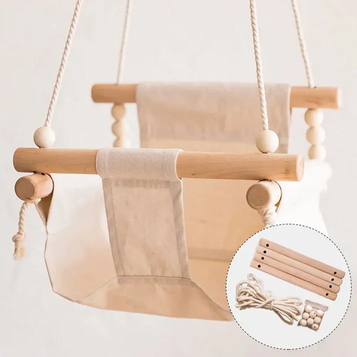Balancelle design en toile pour bébé heureux
